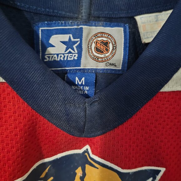Vintage Starter 90s Starter Florida Panthers Jersey 34 Vanbiesbrouck M Medium - Picture 2 of 5